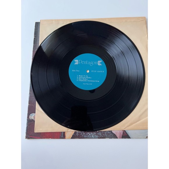 Pentagon Self Titled / 4 Sides Of Pentagon LP VG+ - Picture 6 of 11